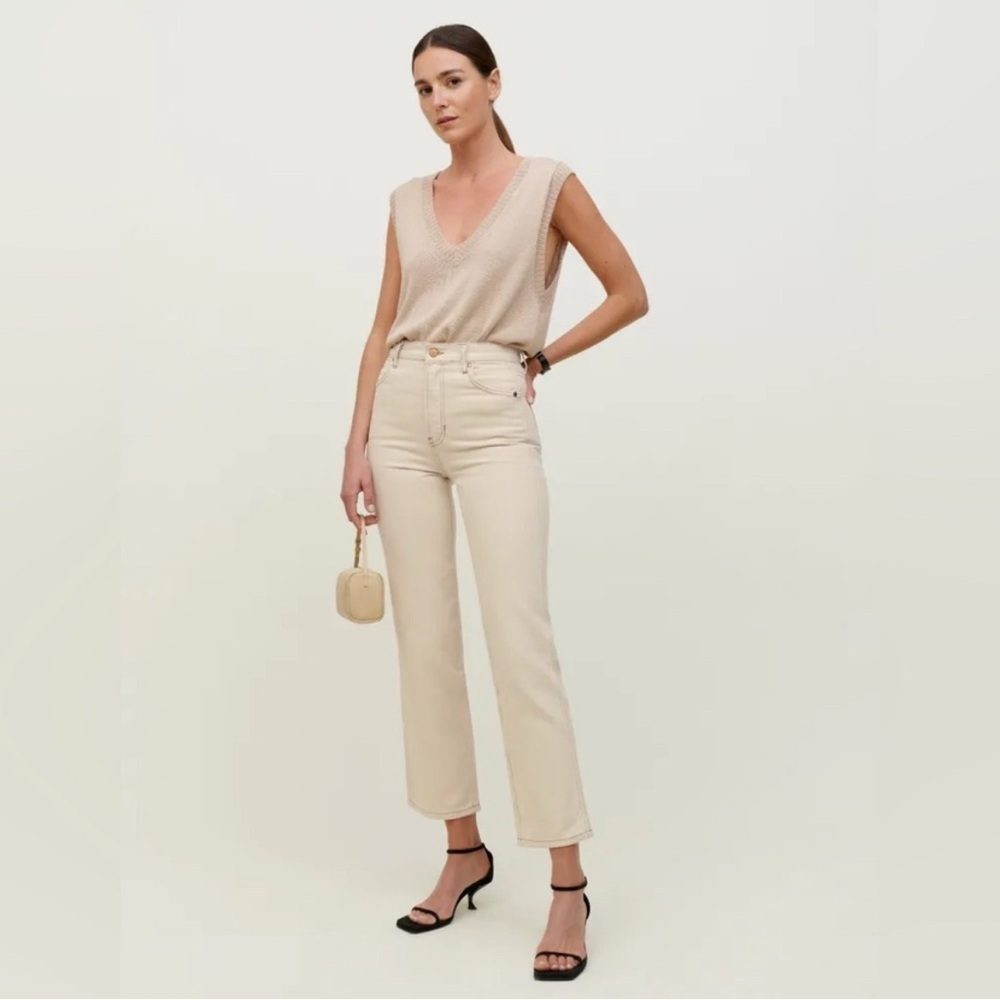 Reformation cowboy high rise straight jeans